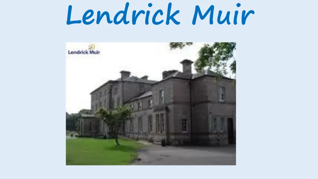 lendrick muir n.w