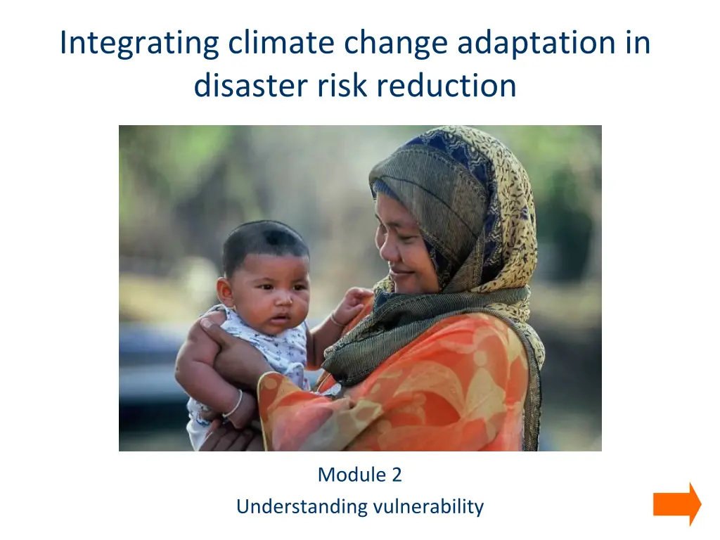 integrating climate change adaptation in disaster n.w