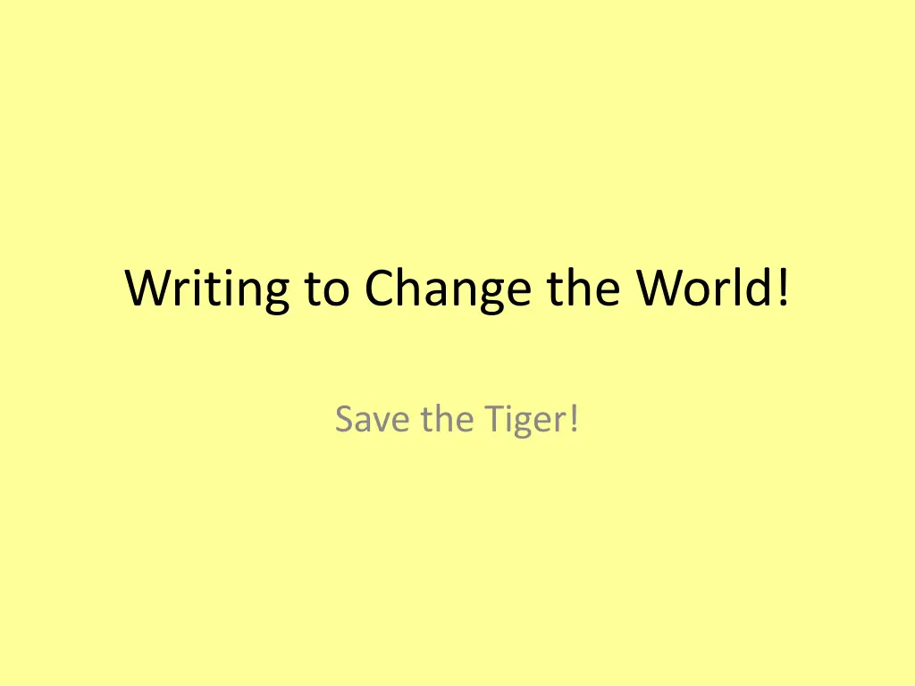 writing to change the world n.w