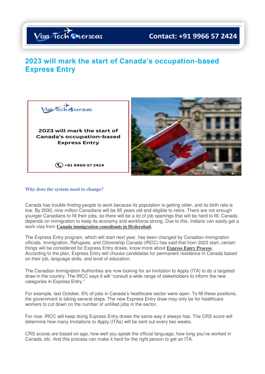 2023 will mark the start of canada s occupation l.w