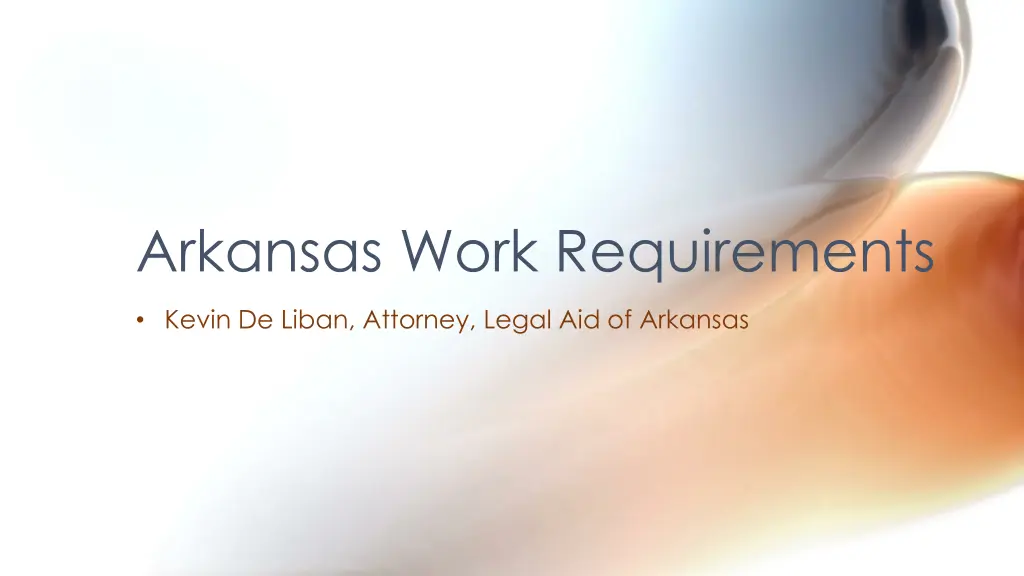 arkansas work requirements n.w