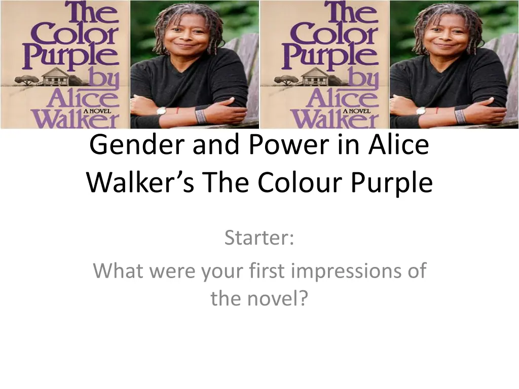 gender and power in alice walker s the colour n.w