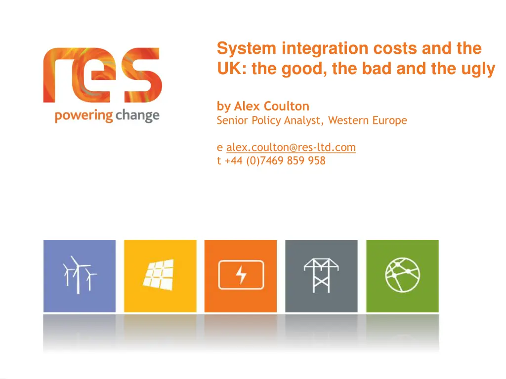 system integration costs and the uk the good n.w