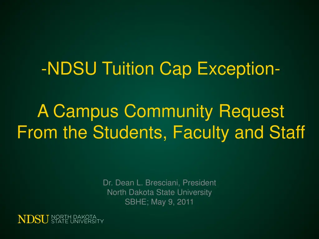 ndsu tuition cap exception n.w