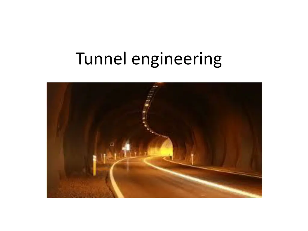 tunnel engineering n.w