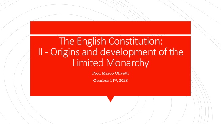 Evolution of Limited Monarchy in English Constitution