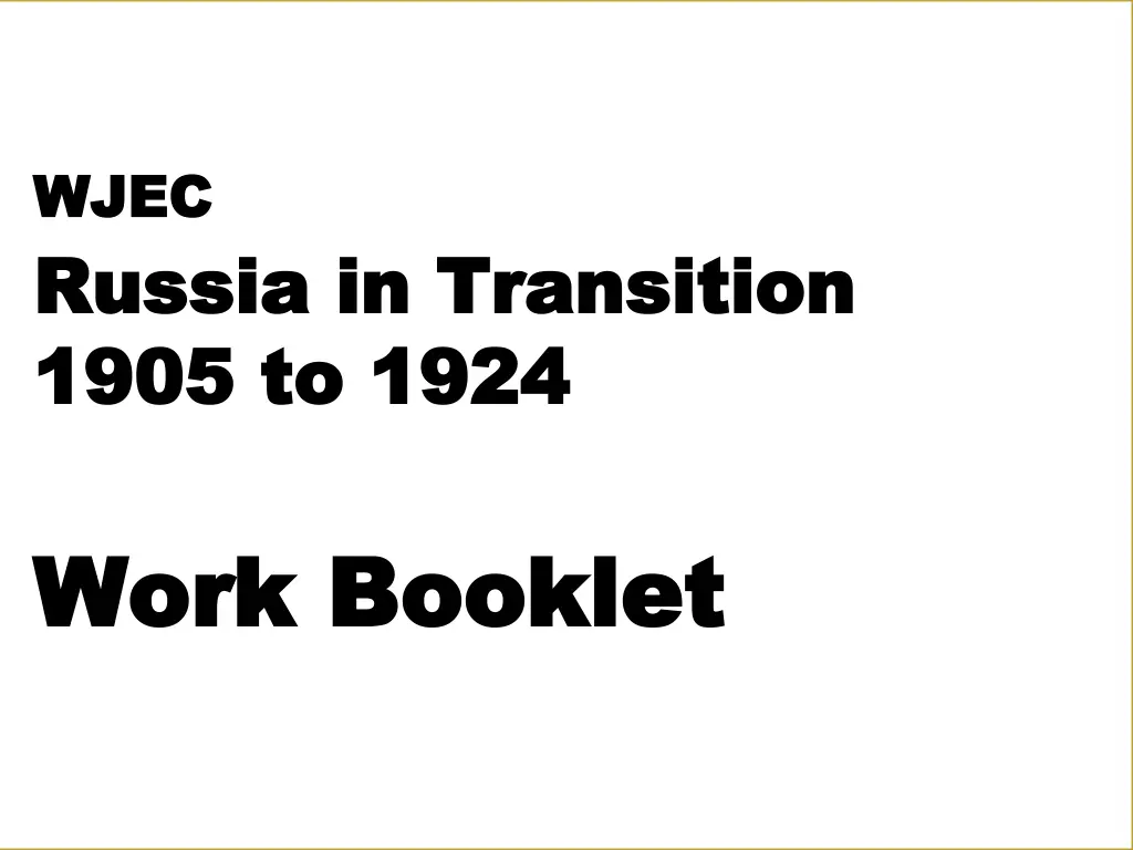 wjec wjec russia in transition russia n.w