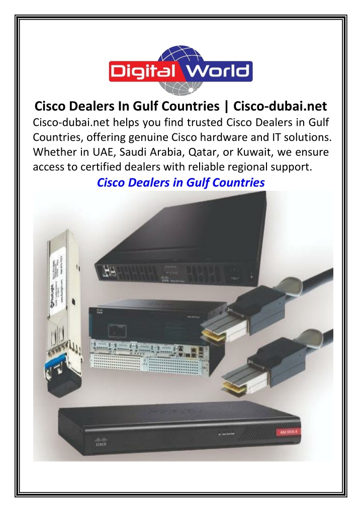 cisco dealers in gulf countries cisco dubai n.w