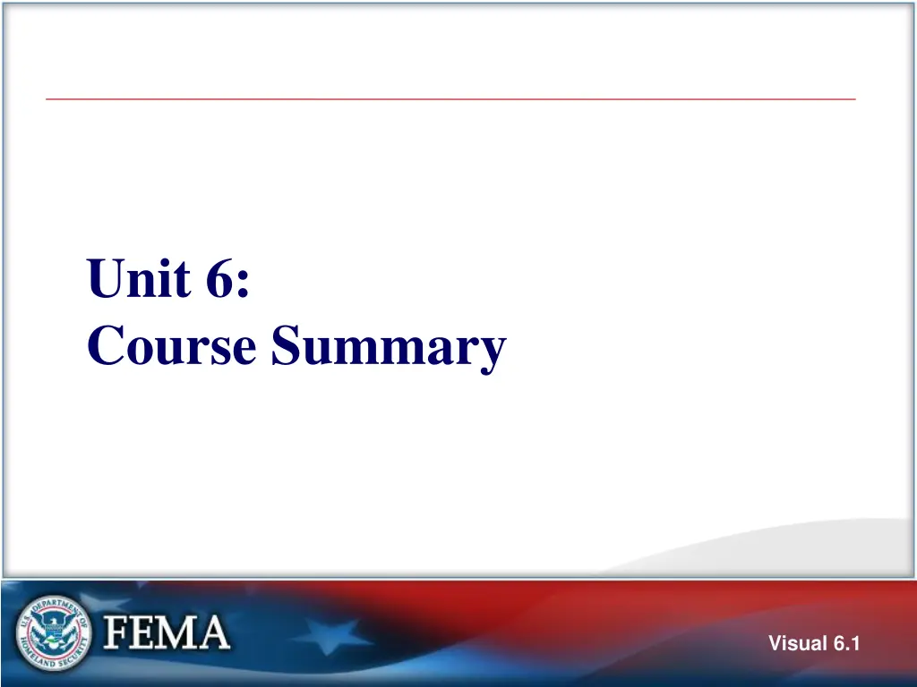 unit 6 course summary n.w