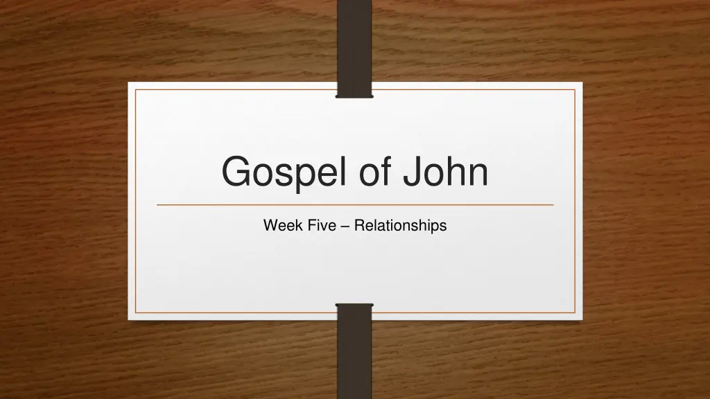 gospel of john n.w