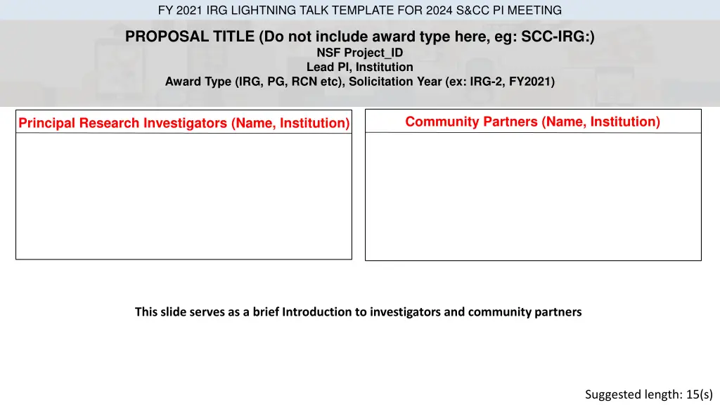 fy 2021 irg lightning talk template for 2024 n.w