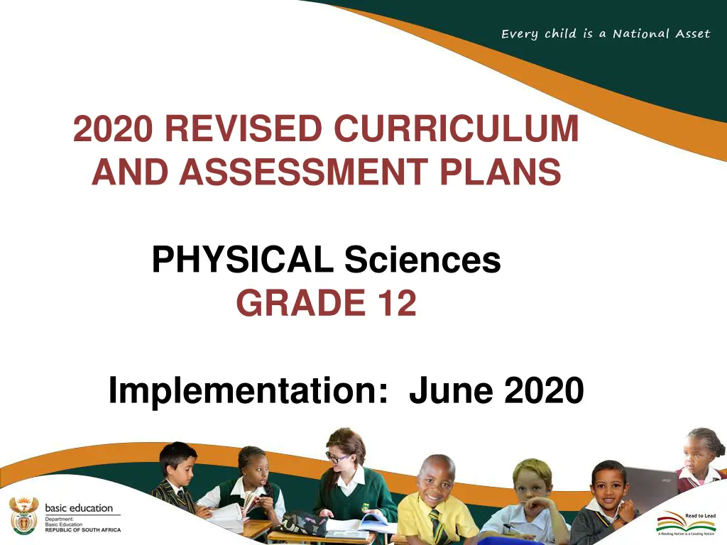 2020 revised curriculum and assessment plans n.w