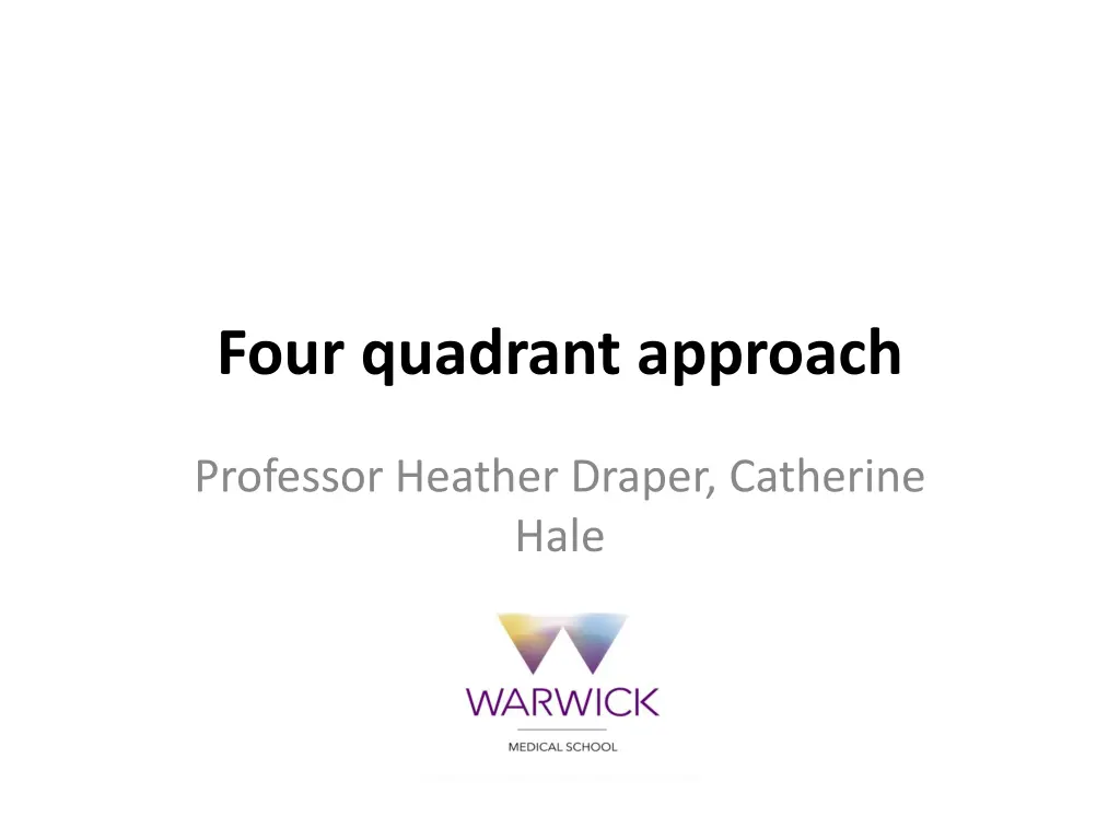 four quadrant approach n.w