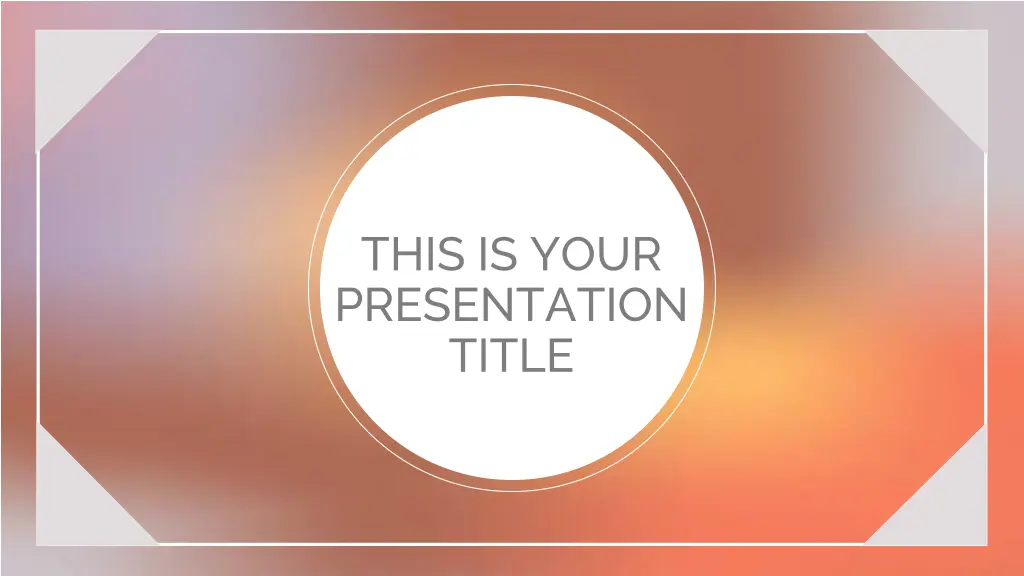 this is your presentation title n.w