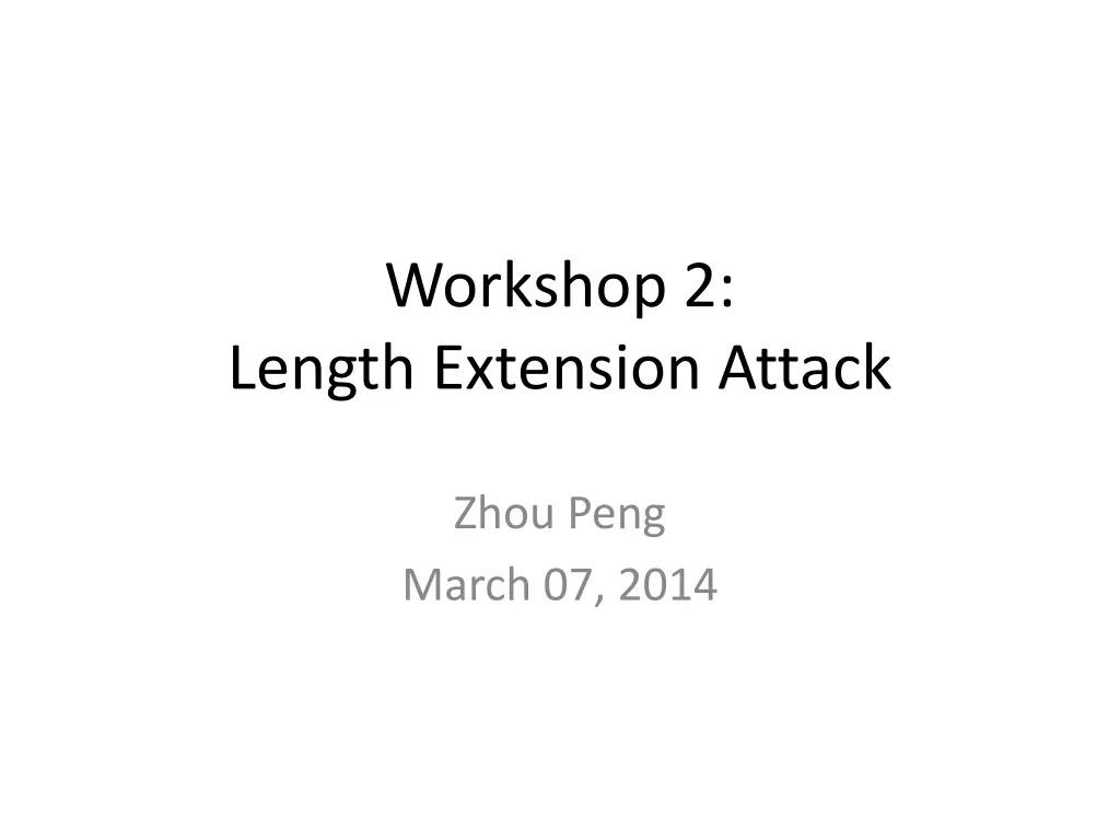 workshop 2 length extension attack n.w