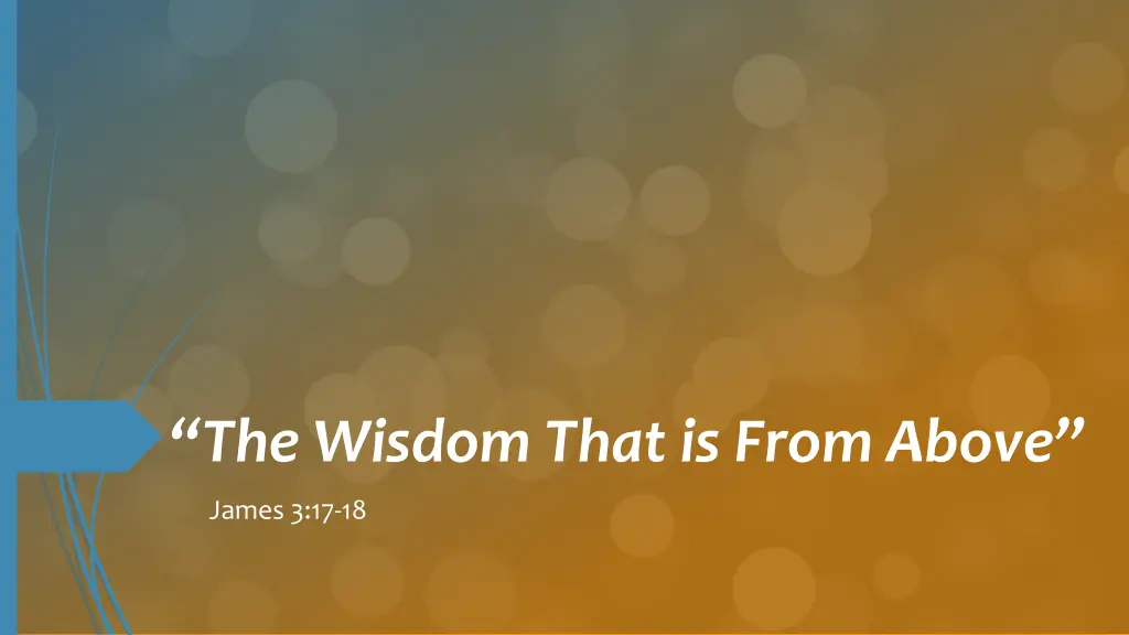 the wisdom that is from above n.w