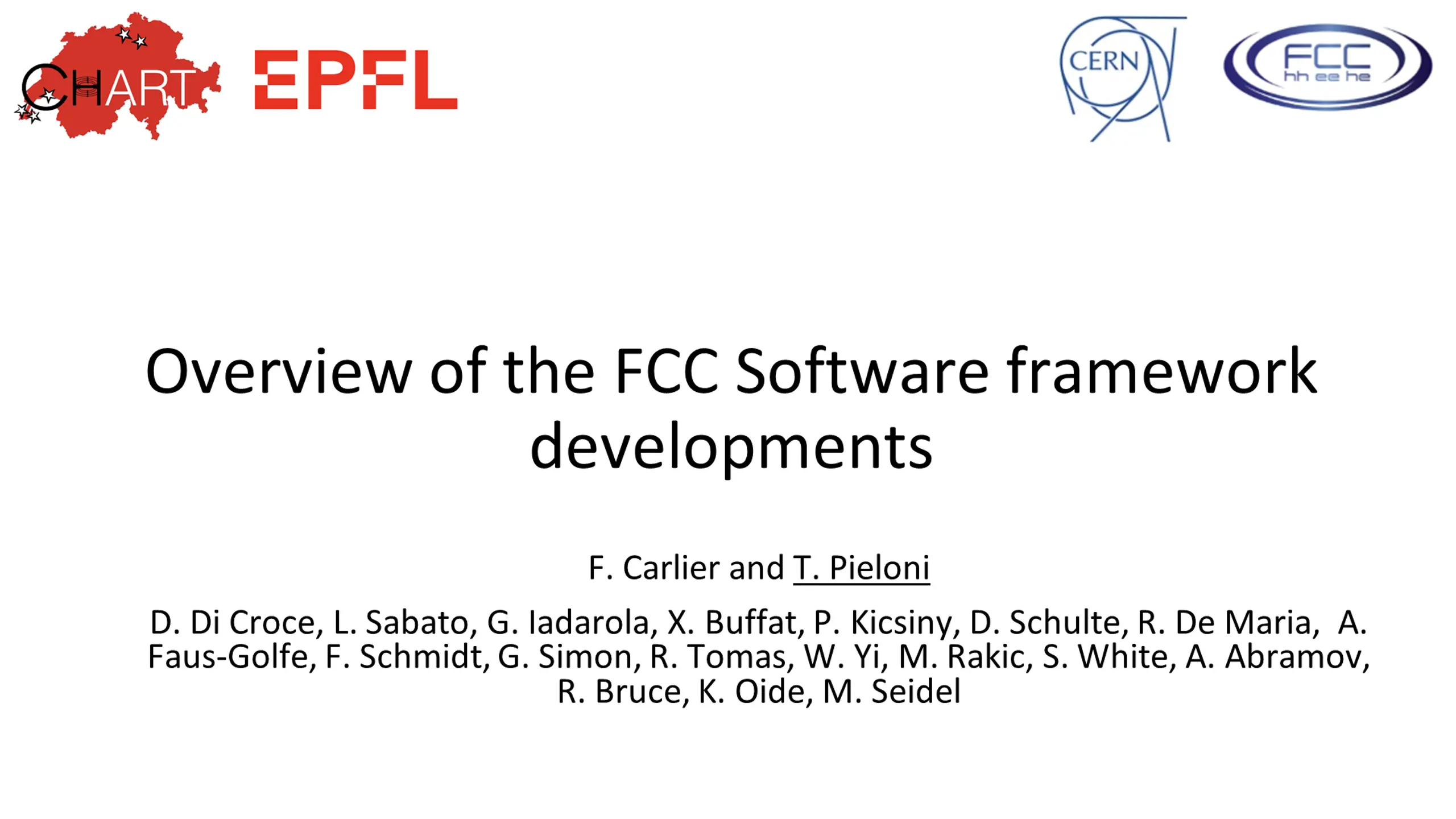 Overview of the FCC Software framework developments