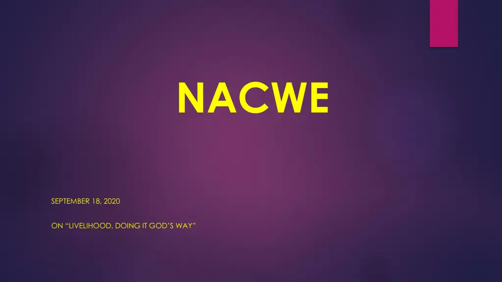 nacwe n.w