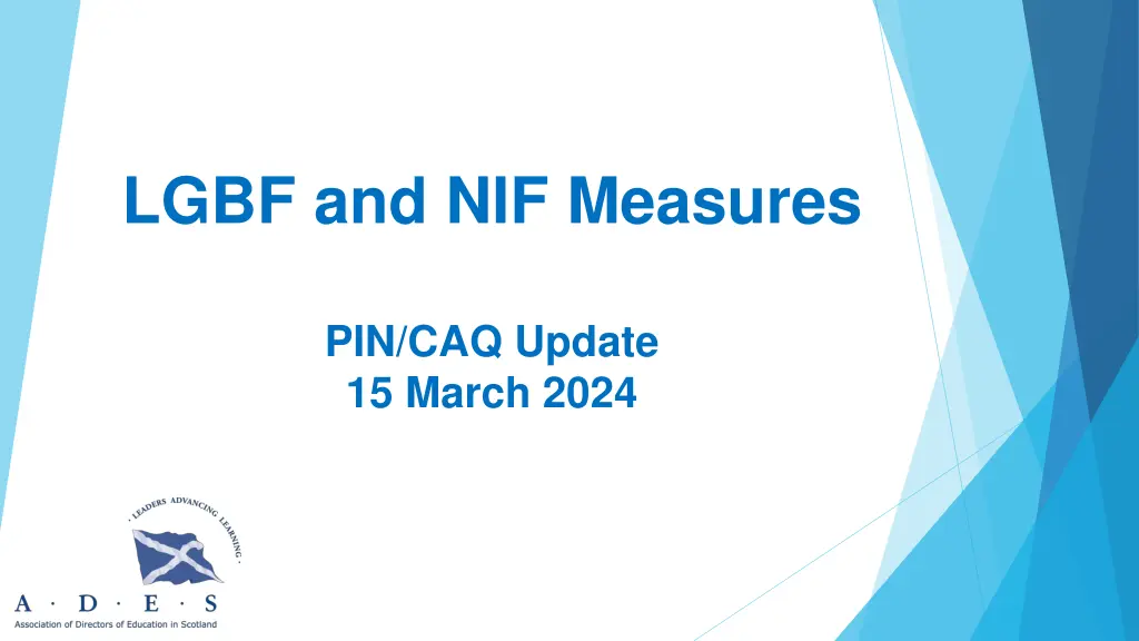 lgbf and nif measures n.w