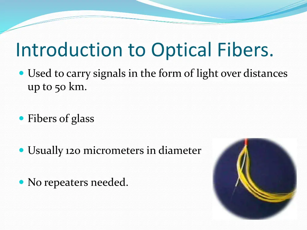 introduction to optical fibers n.w