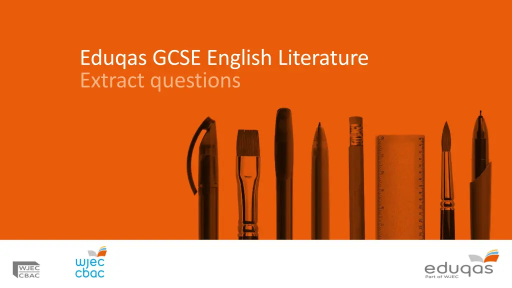 eduqas gcse english literature extract questions n.w
