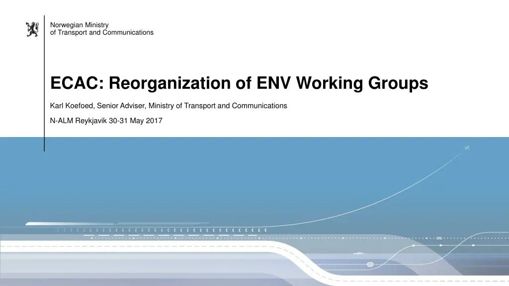 norwegian ministry of transport and communications n.w