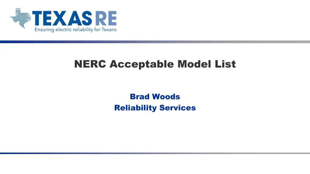 nerc acceptable model list n.w
