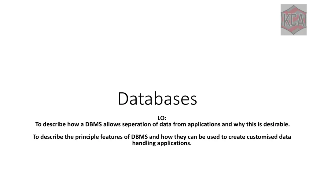 databases n.w