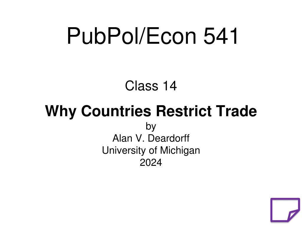 pubpol econ 541 n.w
