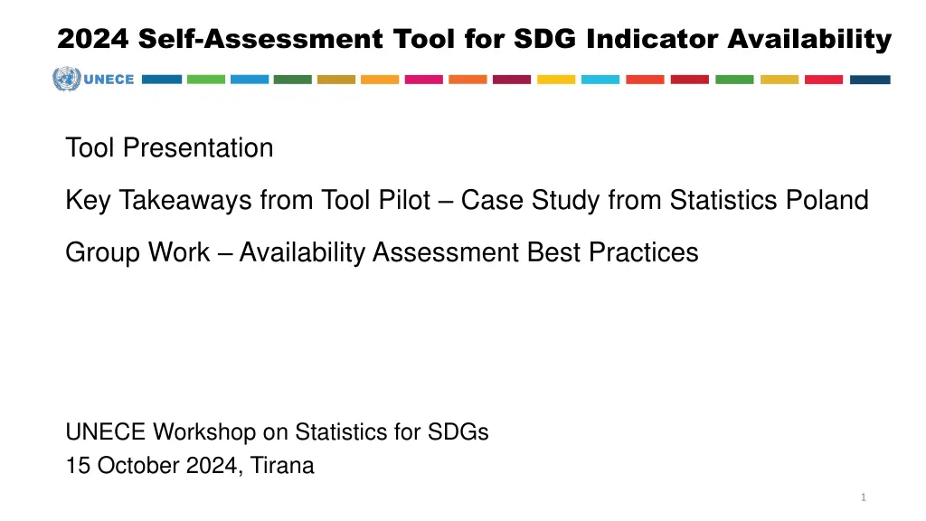 2024 self assessment tool for sdg indicator n.w