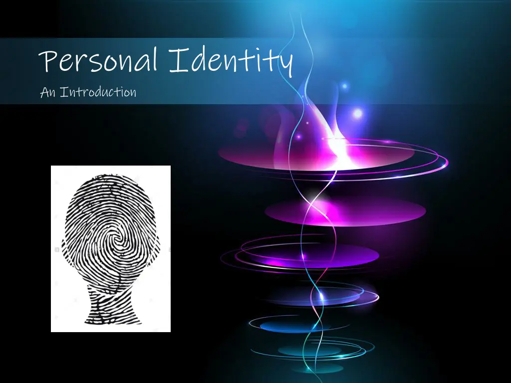personal identity an introduction n.w