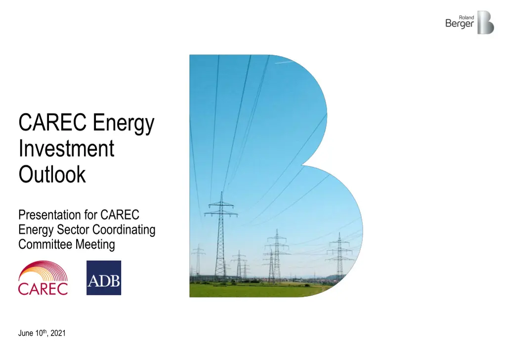carec energy investment outlook n.w