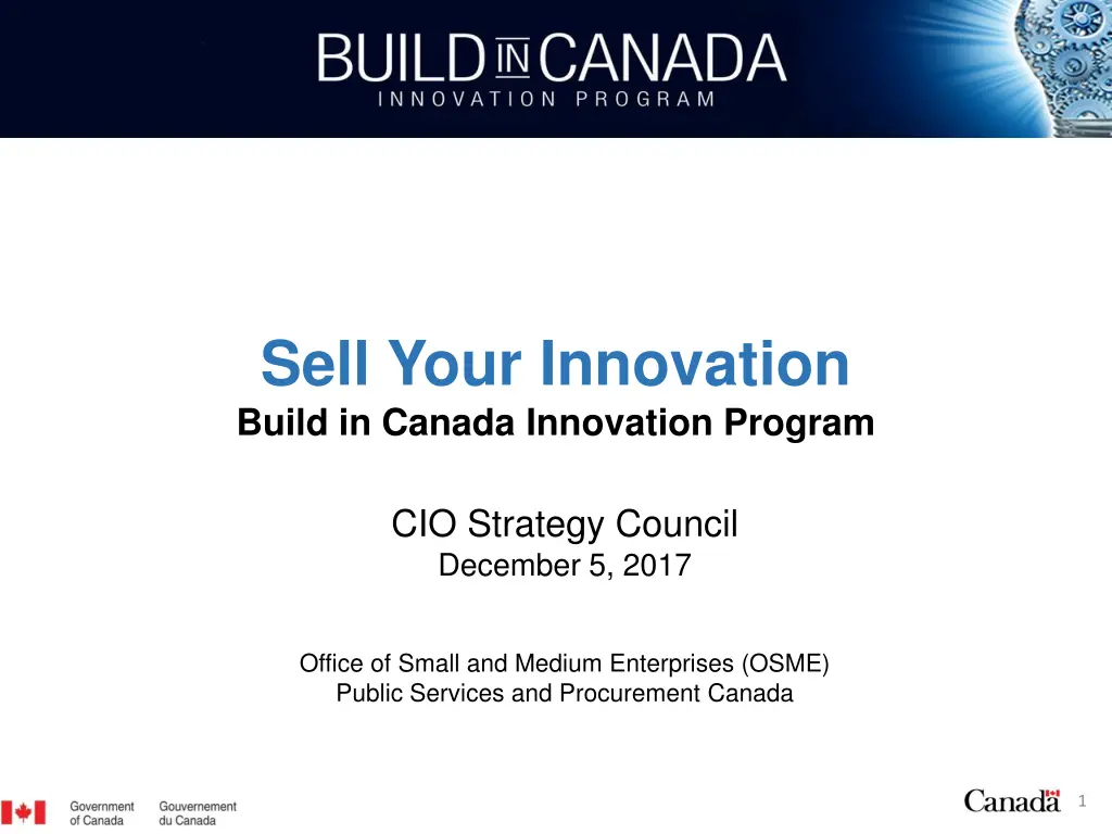 sell your innovation build in canada innovation n.w