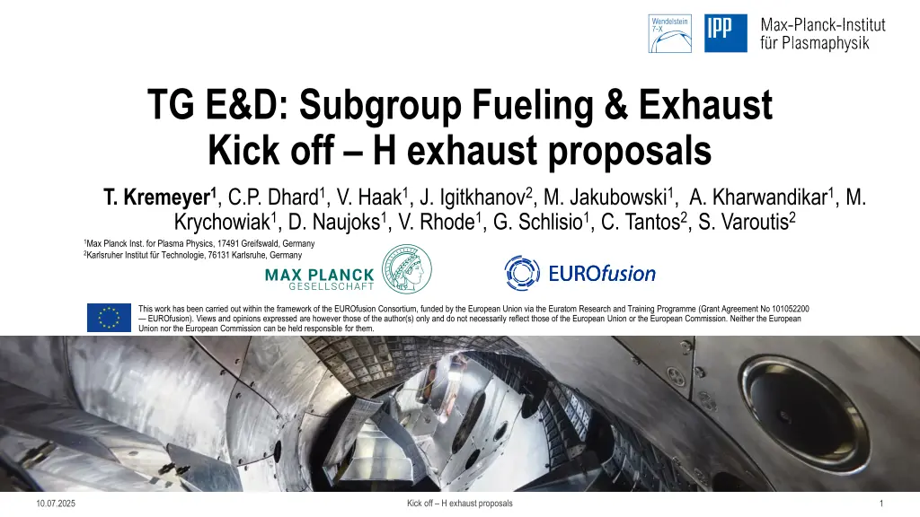 tg e d subgroup fueling exhaust kick n.w