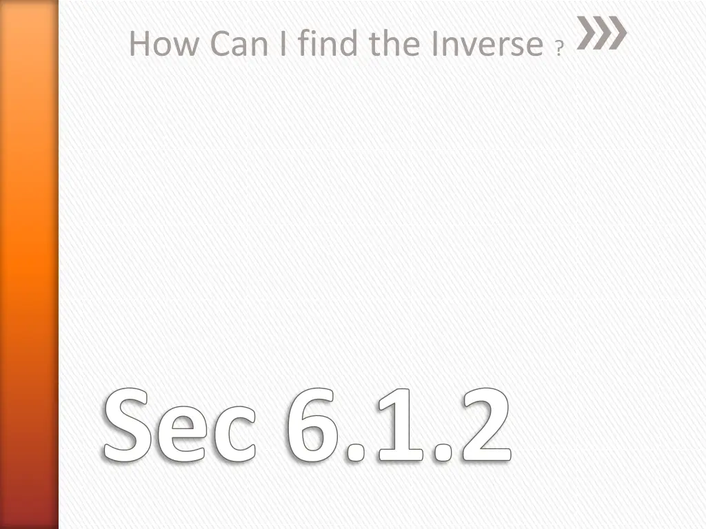how can i find the inverse n.w