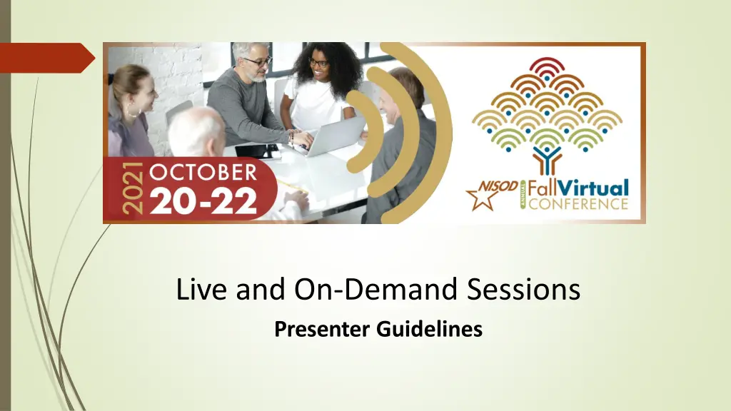 live and on demand sessions presenter guidelines n.w
