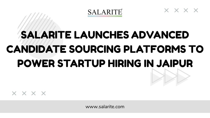 Salarite Launches Advanced Candidate Sourcing Platforms to Power Startup Hiring in Jaipur