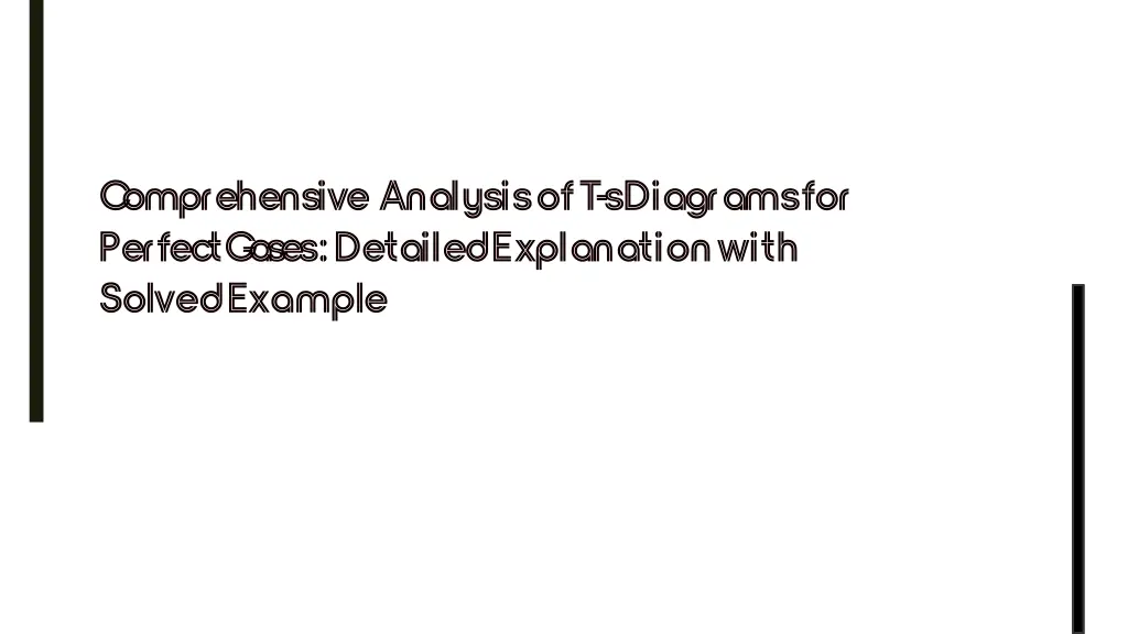 c omprehensive analysis of t s diagrams n.w