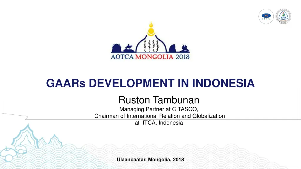 gaars development in indonesia ruston tambunan n.w
