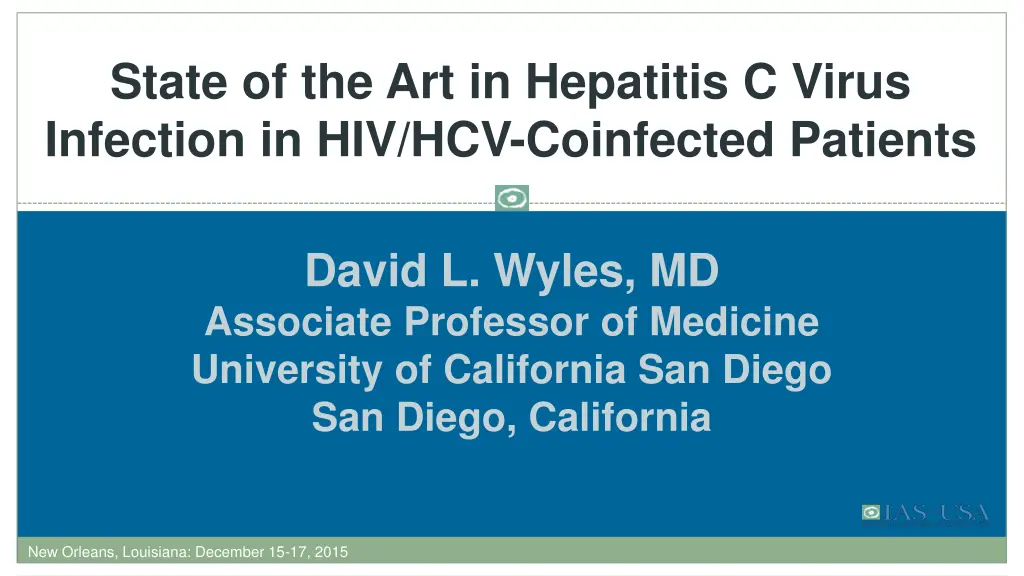 state of the art in hepatitis c virus infection n.w