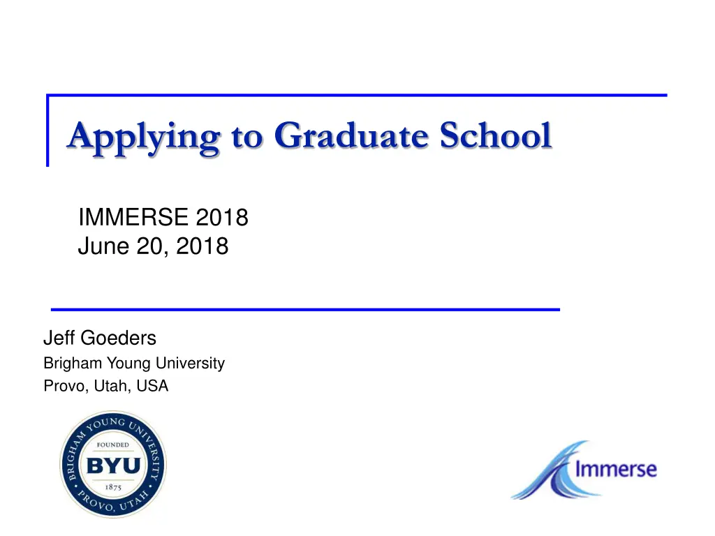 applying to graduate school n.w