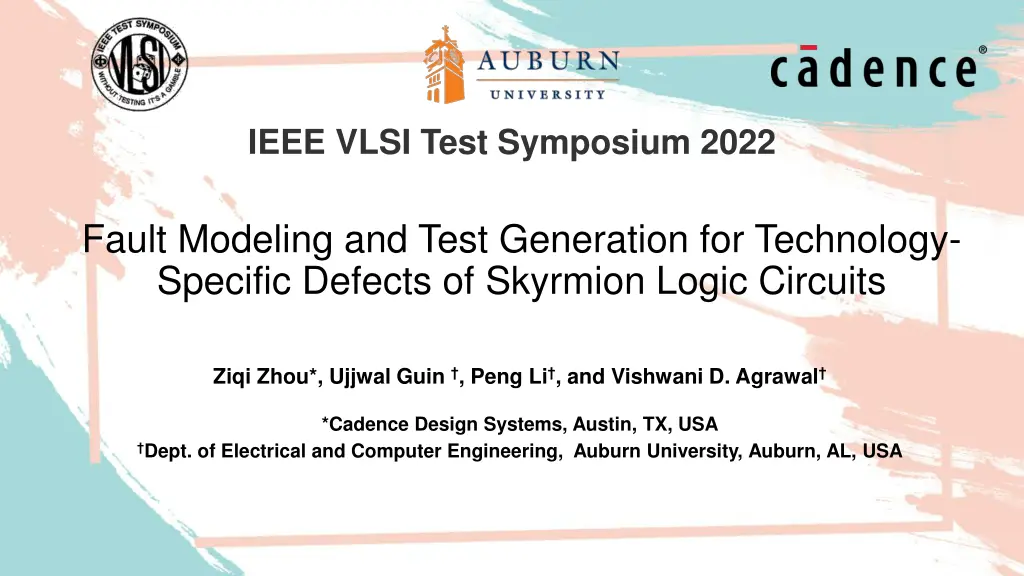 ieee vlsi test symposium 2022 n.w