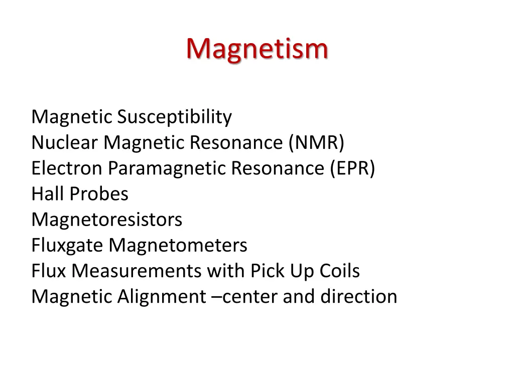 magnetism n.w
