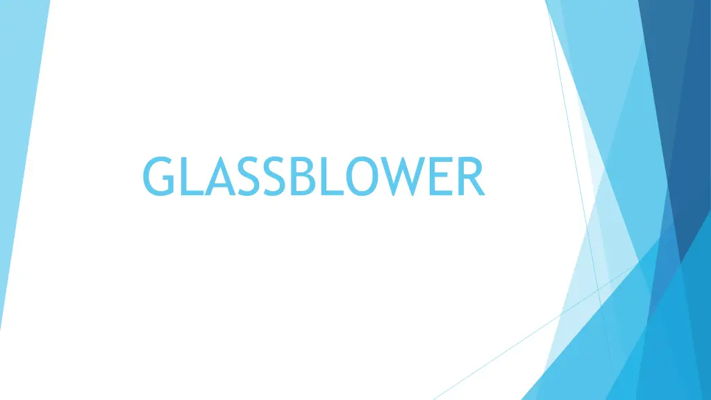 glassblower n.w