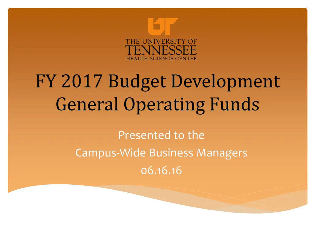 fy 2017 budget development general operating funds n.w