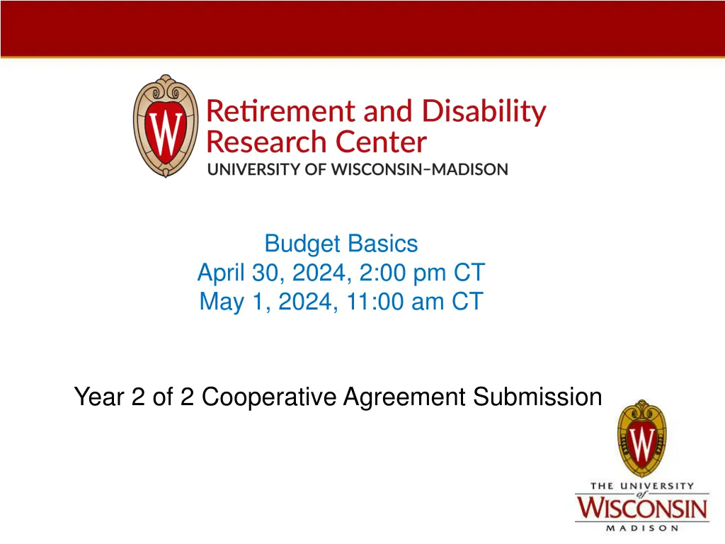 budget basics april 30 2024 2 00 pm ct may 1 2024 n.w