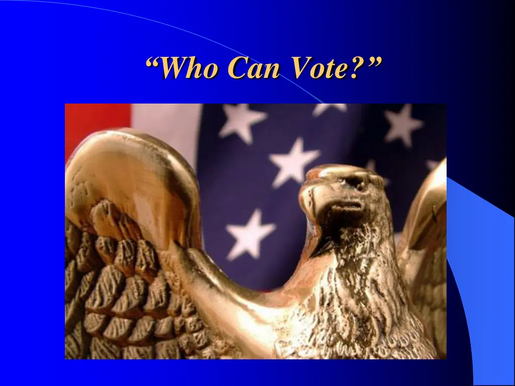 who can vote n.w