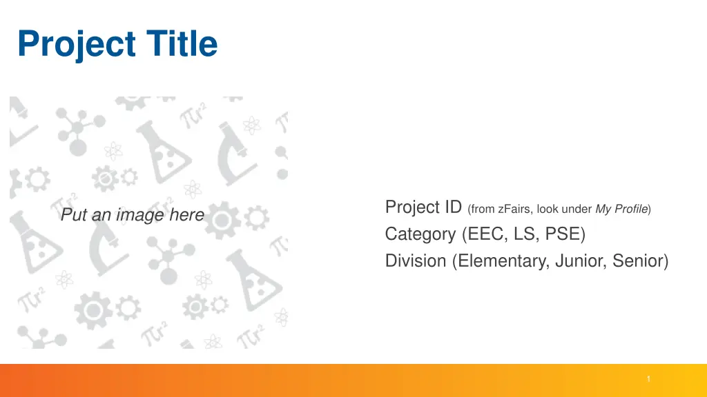project title n.w