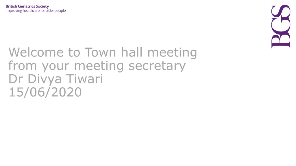 welcome to town hall meeting from your meeting n.w