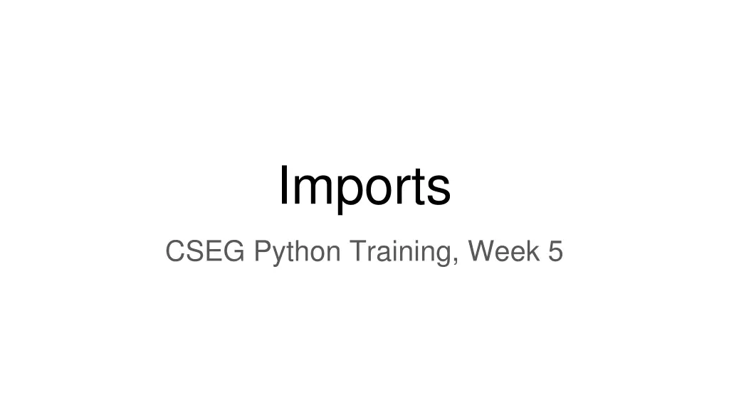 imports n.w
